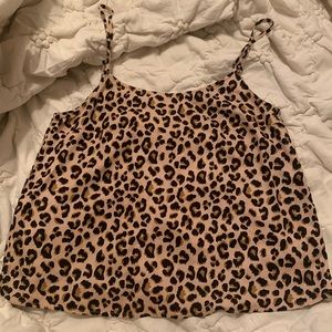 Cheetah Print Tank Top